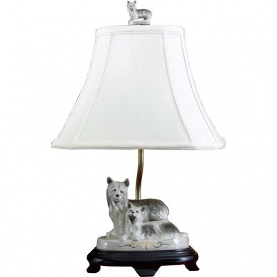 Terrier Dog Lamp 19.5"