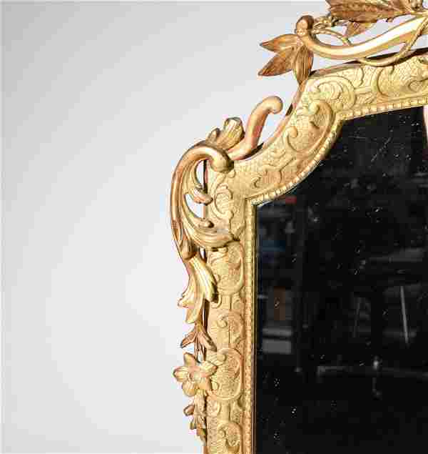 Louis XVI Bird Mirror 35x67h