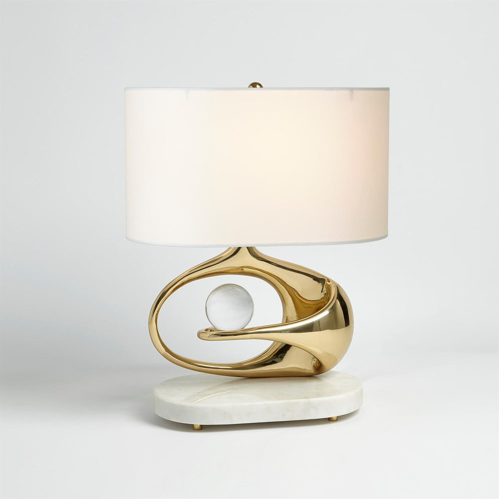 Orbit Lamp-Brass 23"h