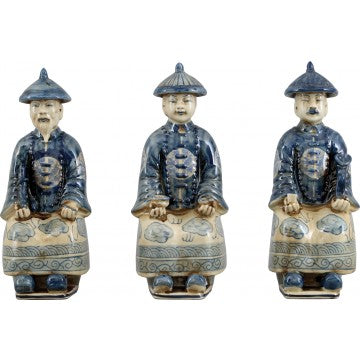 Qing Royal Figures Set of 3
