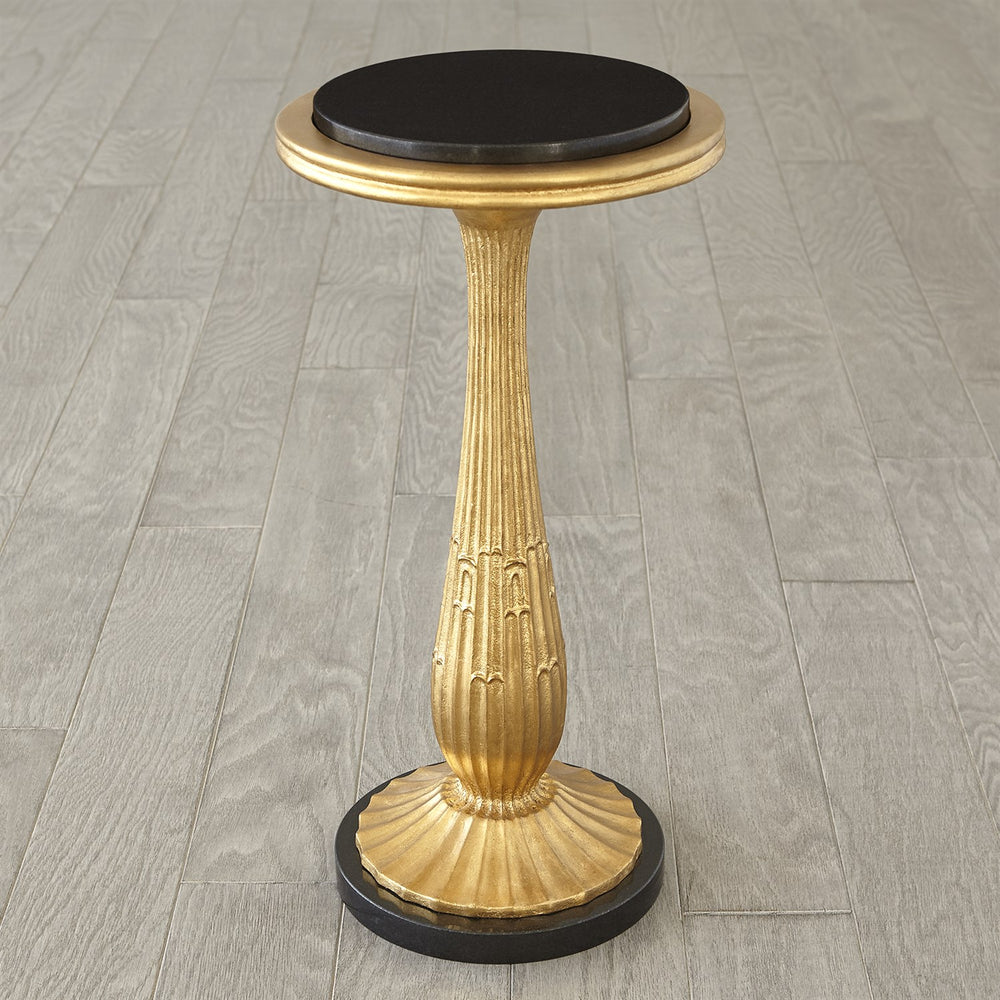 Fluted Accent Table 12"dia24h