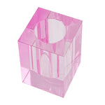 Pink Crystal Vase 8"