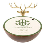 Noble Fir 7" Stag Bowl Candle