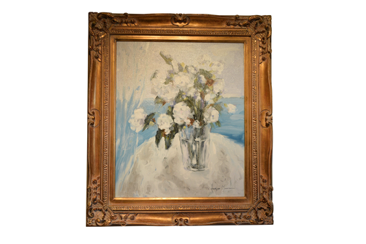 Abstract Floral Oil-1 28x32