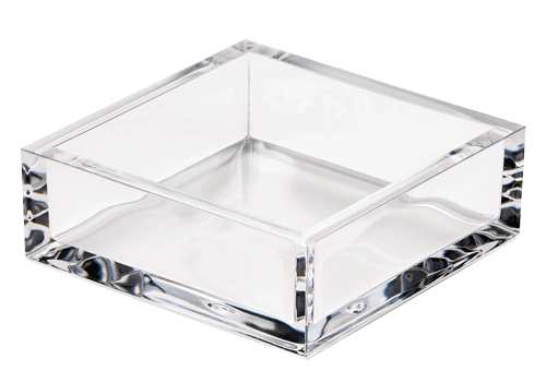 Acrylic Cocktail Napkin Holder Clear