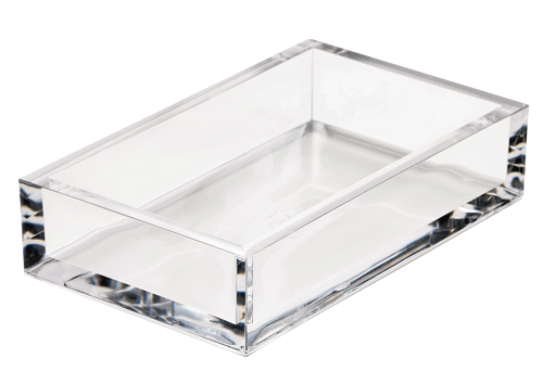 Acrylic Guest Towel Holder Clear