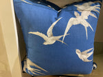 PAIR - Royal Swallow Pillows