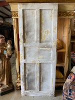 Carved White Wash Door-W1 31x81