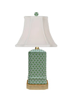 Green Fish Scale Lamp 15h