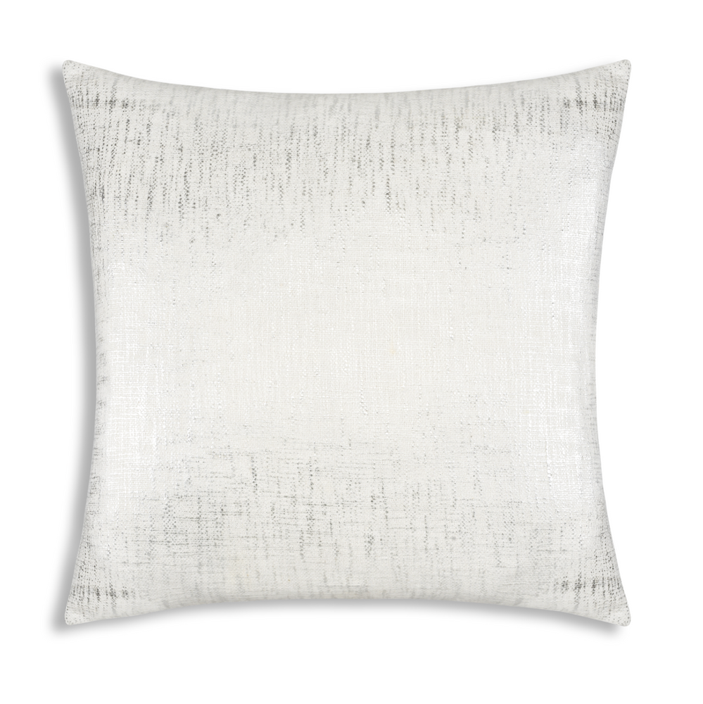 Ivory/Silver Foil Pillow 24x24