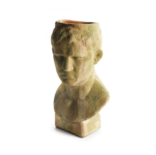 Male Bust Planter 19"h