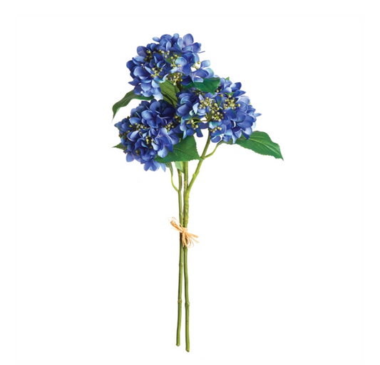 Hydrangea Stems Bundle/3 BLUE