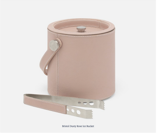 Bristol Dusty Rose Ice Bucket