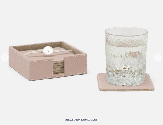 Bristol Dusty Rose Coasters SET/6