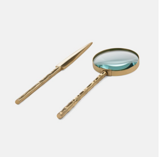 Brass Opener/Magnifier SET