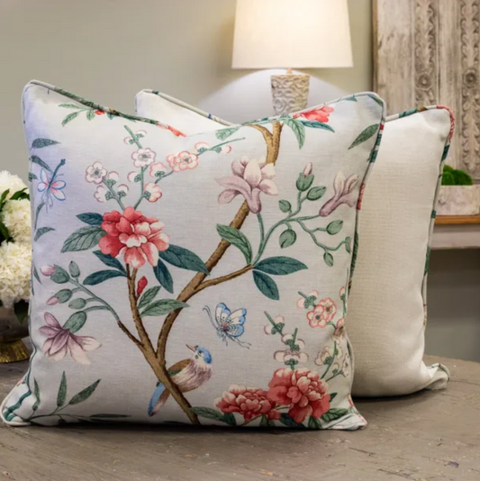 PAIR Lee Jofa Peony Blossoms