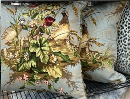 PAIR Scalamandre Edwin's Covey Blue