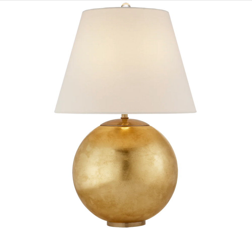 Gild Sphere Lamp 24.5"h