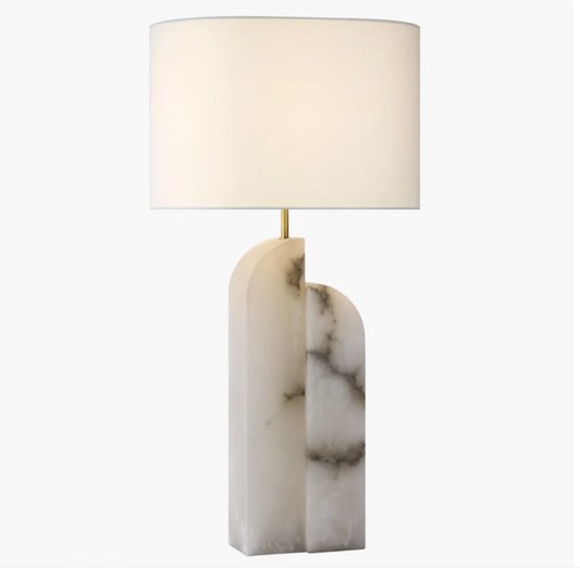 LG Alabaster Lamp RIGHT 34"h