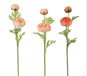 22" Real Touch Ranunculus Spray