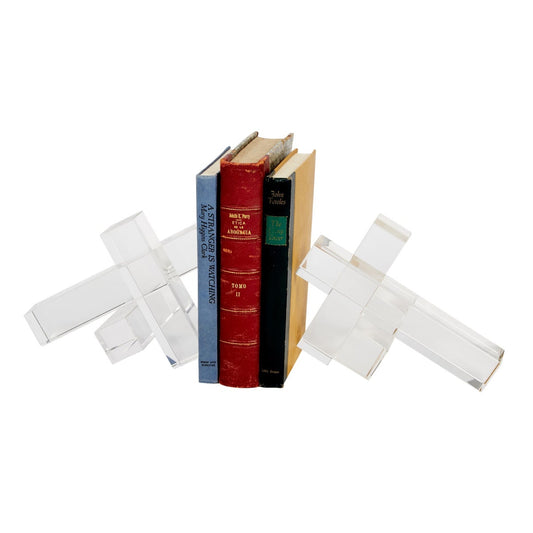 Crystal Bookends 6x9