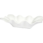 White Flared Rect. Bowl 14x24