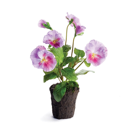 Pansy Drop In 11.5" Lilac