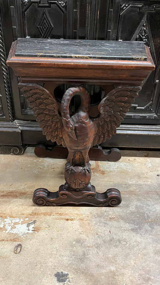 Carved Eagle Table 22x15x23h