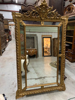 19th Cent French Mirror 45x73h