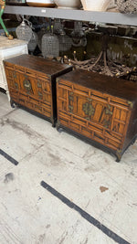 PAIR 19C. Asian Chests 33x16x28h