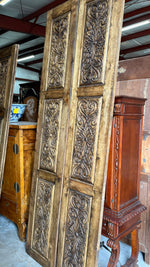 PAIR 9ft Carved Doors