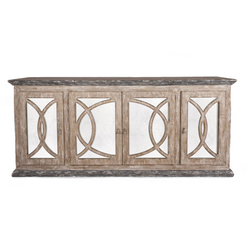Buffet with Antiq Mirror 35x20x81