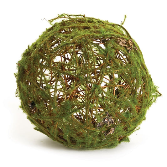Mossy Wrapped Twig Orb 8"